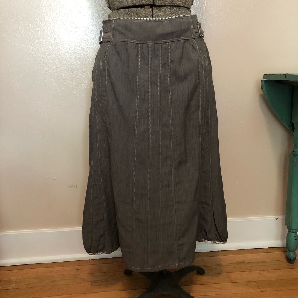 VEX • Grey Midi Skirt
